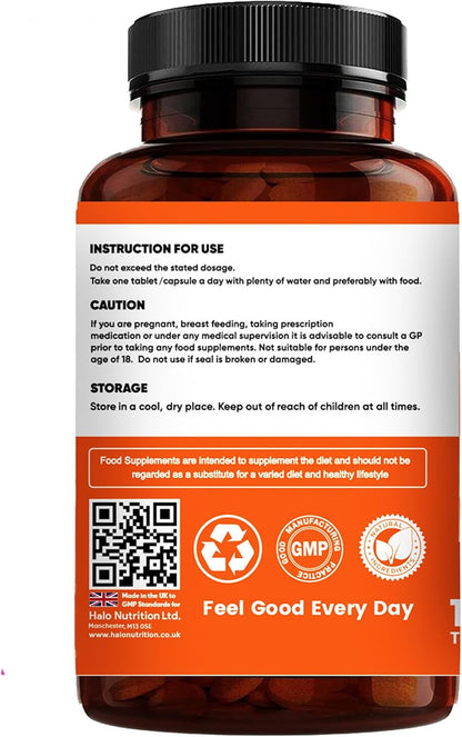Halo Nutrition Iron Tablets 14mg