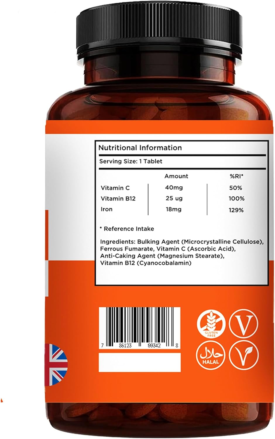 Halo Nutrition Iron Tablets 14mg