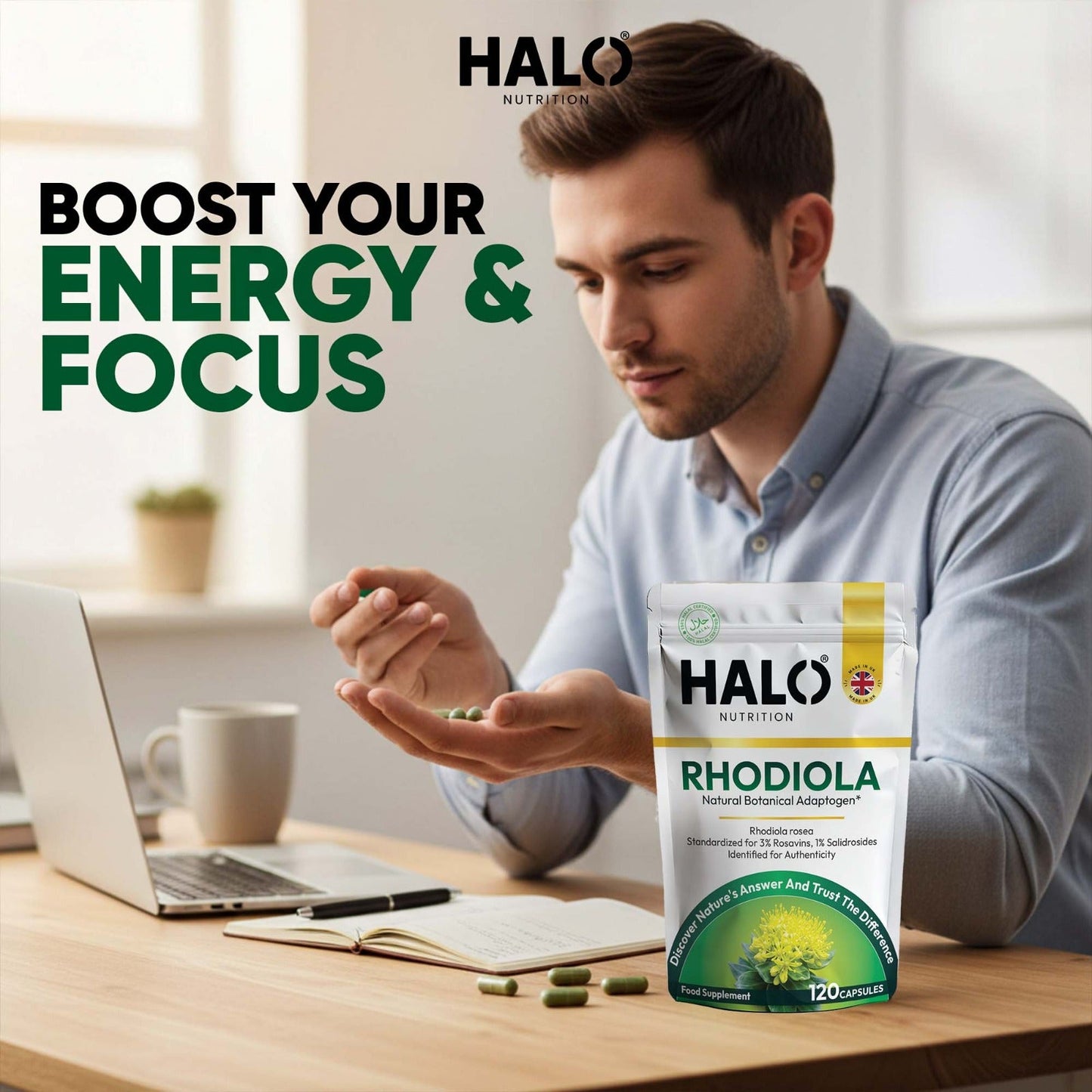Halo Nutrition - RHODIOLA